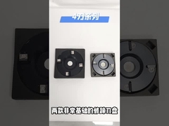 Disco di taglio per zoccoli ad alta robustezza con quattro lame legata di alluminio per mucche e cavalli