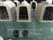 Conigliera di plastica del vitello con i cubicoli del recinto e della mucca dell'acciaio inossidabile per l'azienda lattiera